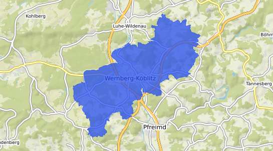 Bodenrichtwertkarte Wernberg-K&ouml;blitz